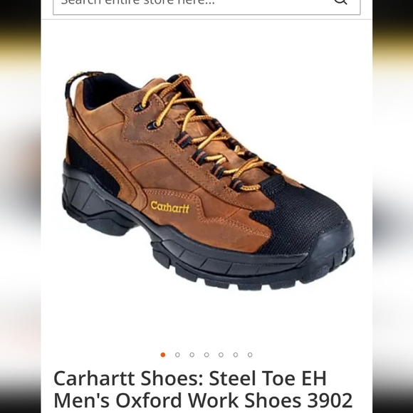 Carhartt Steel Toe EH Mens Oxford Work Shoe Mens Size 10.5 Carhartt Steel Toe EH Mens Oxford Work Shoe Mens Size 10.5 main image 2